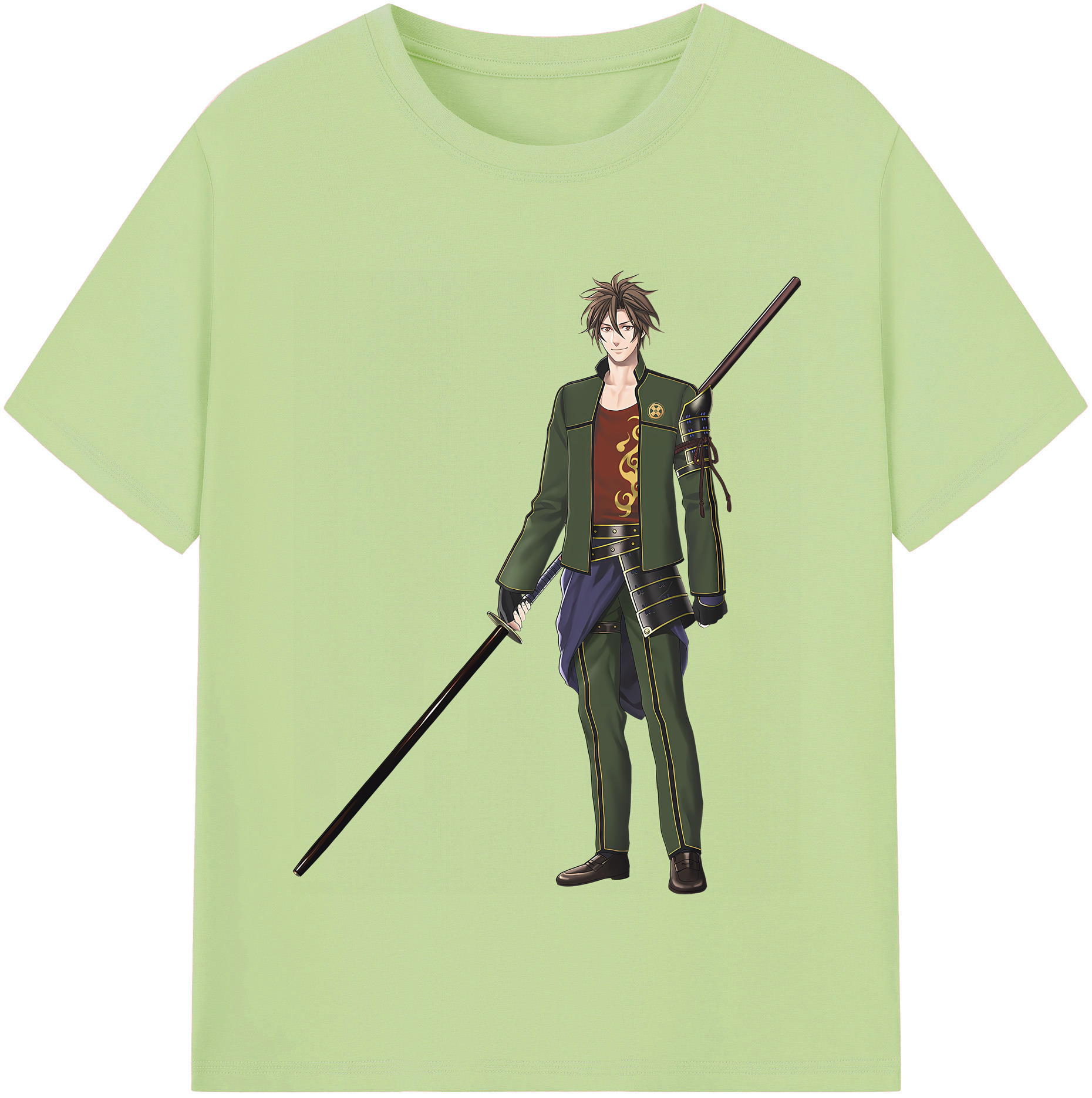 （画像用） 刀剣乱舞 Touken Ranbu 綿100％半袖Tシャツ（フロントプリント）